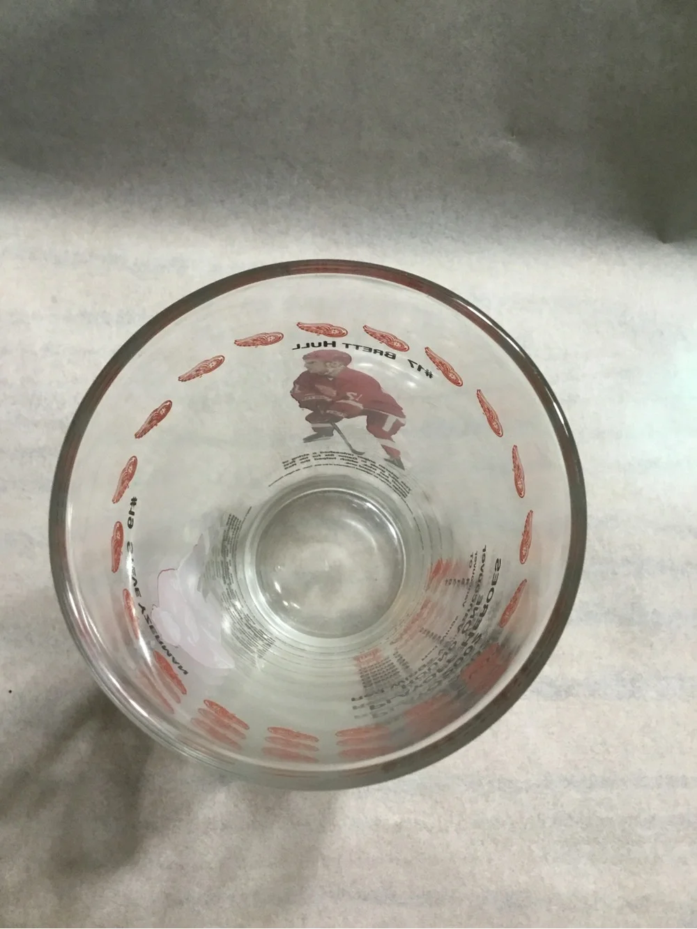 Detroit Red Wings Arby’s drinking glass.